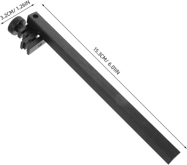 Digital Indicator Extension Rod Carbon Steel 9x9x150mm Height Gauge Rod Dial Indicator Accessory