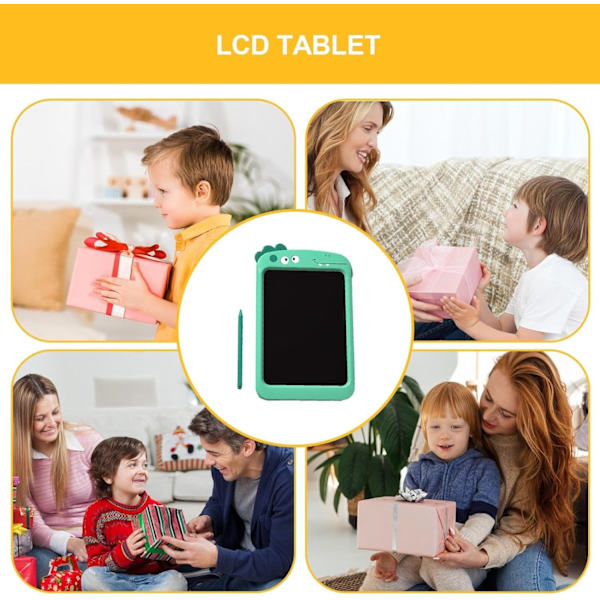 LCD Skrivetavle, 8,5 tommers LCD-tavle med låsefunksjon, Slettbar LCD-tegningstavle, Enkel å bruke LCD-skriveblokk for barn i alderen 3-7 år