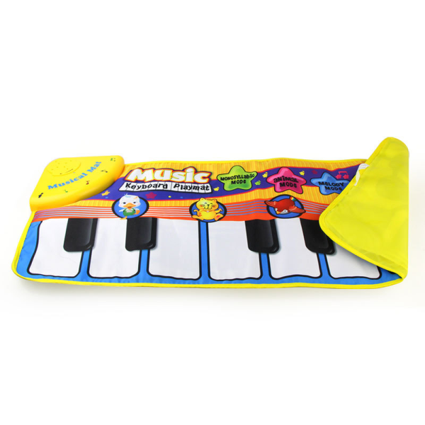 Piano Musical Mat for barn - Piano Keyboards Lekeinstrumenter, sammenleggbare elektroniske berøringspianoer, pedagogiske leker Gaver til gutter Jenter