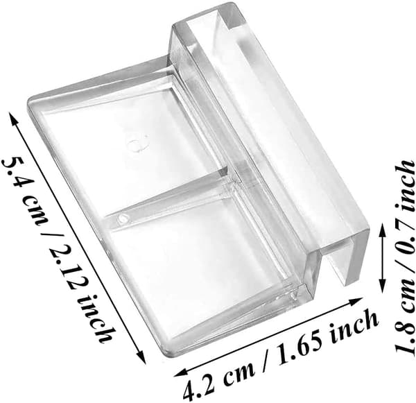 20 st Akvarieluckor, Akvarium Glaslock, 6mm