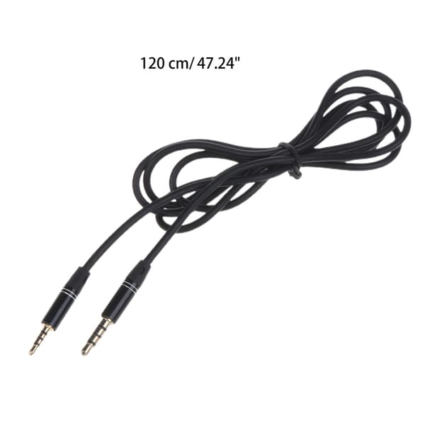 3,5 mm til 2,5 mm lydkabel 3,5 mm TRRS han til 2,5 mm TRRS han stereo lydmikrofon Aux-kabel ekstra lydkabel