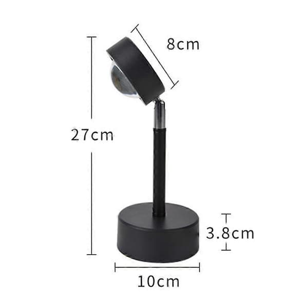 Sunset Light Projection LED Night Light, 180 Degree Rotation Sunset Lamp, Night Light Projector LED Lamp (Sunset)