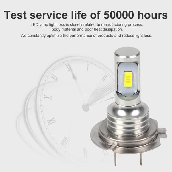 2 pcs LED Headlight Bulbs, H7-6000K White 10000LM - Headlight Conversion Kit