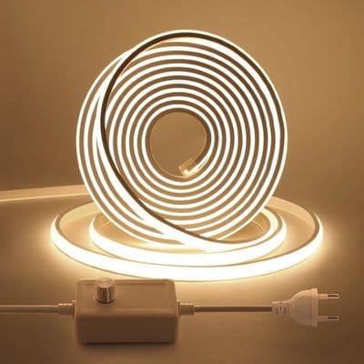 220V COB LED-list - PZCC - COB - 2m - Naturligt vit - IP65 - Dimbar