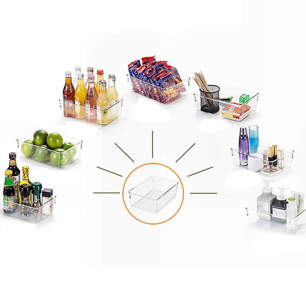 Køkken Køleskab Desktop opbevaringsboks Transparent frugt og grøntsager drikkevare opbevaringsboks Cosme