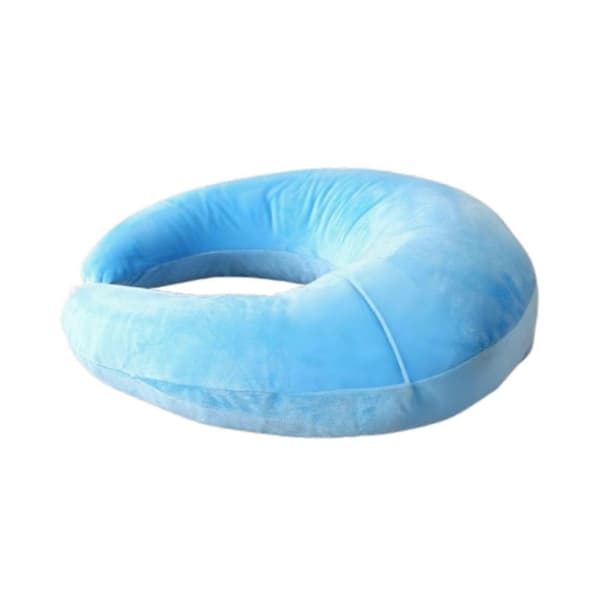 Reading Pillow Workbench Pad Non-slip Soft Ergonomic Gaming Cushion Bed Support Blue Blue