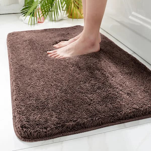 Navy Blue Bathroom Mat - 50*80cm - to create a bathroom set - non-slip, absorbent and soft