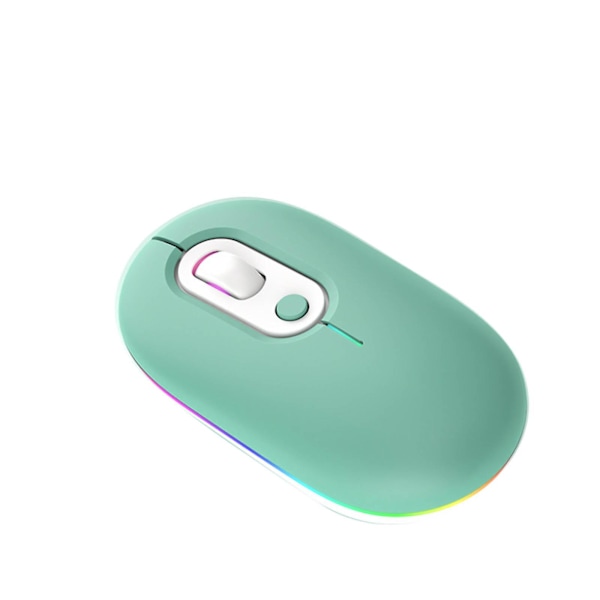 Genopladelig Lysende Ikke-Bluetooth MusGrøn