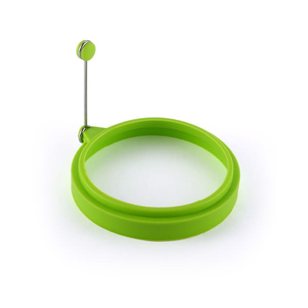 Silikon eggringer, 10 cm, matvaregodkjent, non-stick belegg, stekte egg