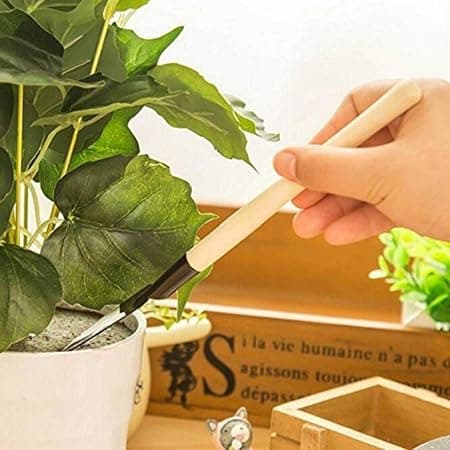 Mini Järnspade Plantering Lös Jord Tredelad Trädgårdsverktygssats