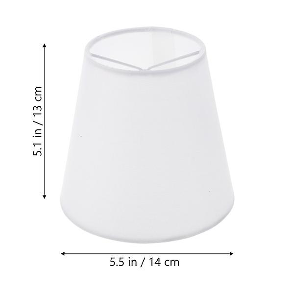 Rustik Lysekrone Lampe Dekoration Klip Pære Dæksler Moderne Lamper Skærme Klip Pære Dæksel Klud Lampe Sh White 14X14X13CM