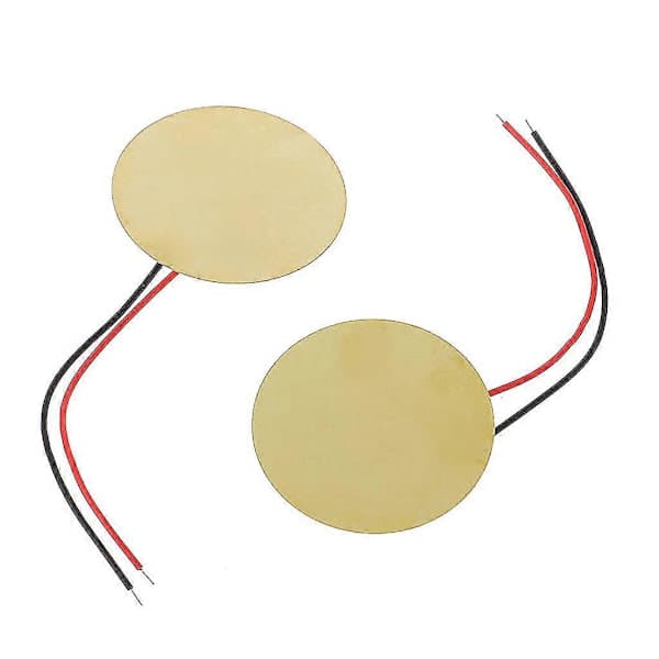 10 Piezoelektriske Summer Lydsensor Trigger Trommeplate + Kobbertråd - ZHENV