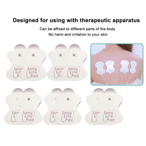 10x Electrode Replacement for Omron Massager Long Life Pad 10 pcs