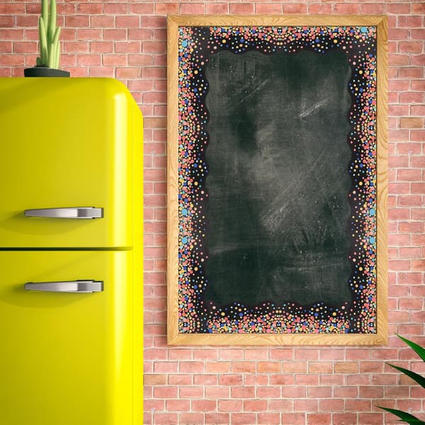 Black Bulletin Board Stickers, Removable Self-Adhesive Border Decals