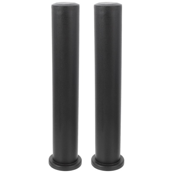 1 sæt skridsikre vægtstangsærmer i plastikstyr til vægtstangsudstyr til vægtstænger Sort30X6X5CM Black 30X6X5CM