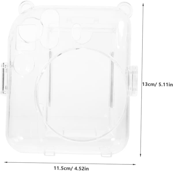 Scratch-Resistant Instant Camera Case 12 Trendy Crossbody Straps Protective Shell Bag