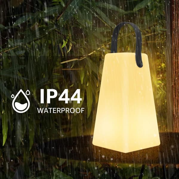 Dimmable Outdoor Table Lamp, Rechargeable Cordless LED Table Lamp