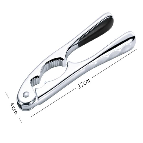 Nutcracker Chestnut Opener Seafood Cracker Heavy Duty Zinc Alloy Nutcracker Pecan Walnut Clamp Tool with Good Grip Kitchen Utensil