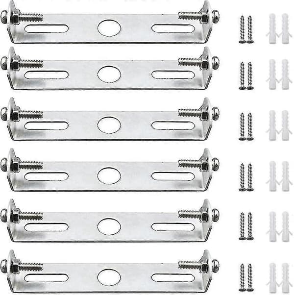 6-pack Ceiling Lamp Fixture Bracket Ceiling Lamp Plate Holder Ceiling Lamp Plates 95mm With Screws Ceiling Accessories Lighting - In Stock 85mm 85mm