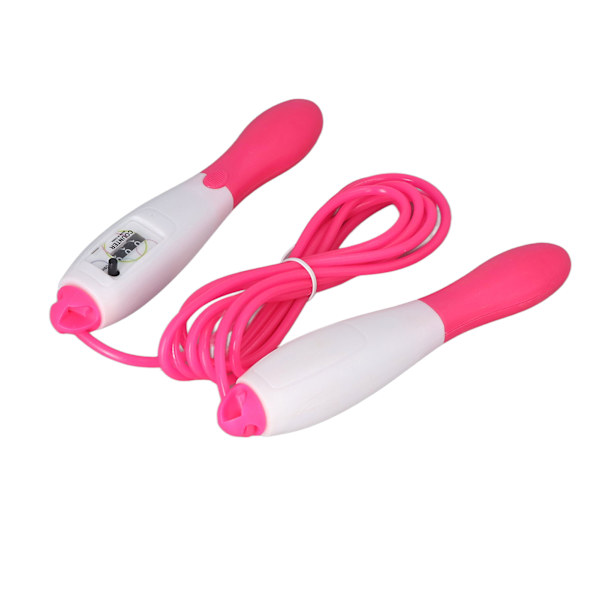 Justerbart PVC hoppetau for voksne studenter Trening Rosa