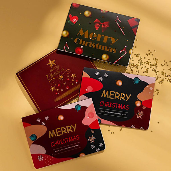 6 Julekort Glædelig Jul Julekort med Konvolutter B