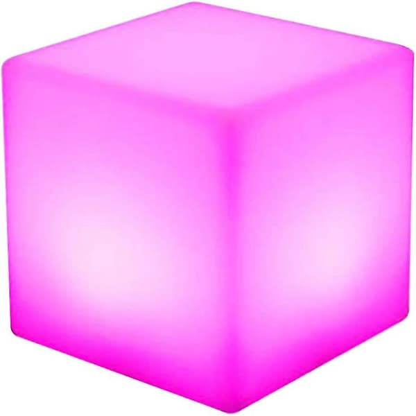 Led Cube Light Fargeendring Cube Skrivebordslampe Led Nattlys Cube Bar Nattlampe Led Party Light Ha