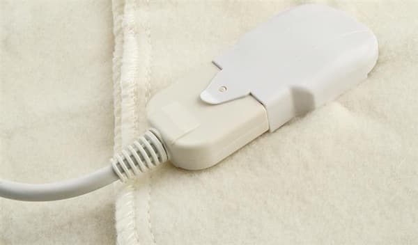 Elektrisk varmeteppe / teppe - Holder deg varm Hvit White Vit