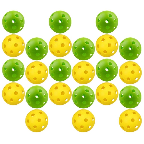 24 st Tillbehör Minibollar Luftflöde Ihåliga bollar Svängbollar Ihåliga träningsbollarSorterad färg4.1X4.1CM Assorted Color 4.1X4.1CM