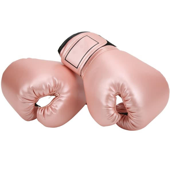Åndbare boksehandsker i PU-læder til børn Sanda Sparring Sandbag Mitts Træningsudstyr Pink