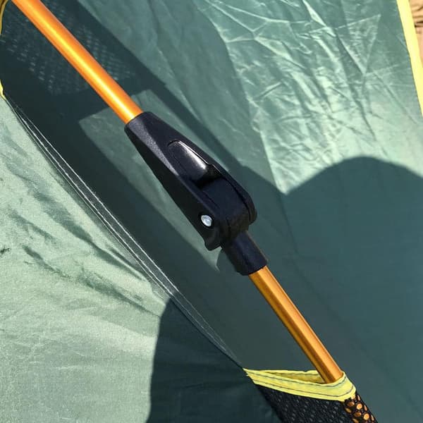 4 stk. teltstangbeslag - foldbar forbindelse - nylonstangadapter - telttilbehør, 8,5 mm