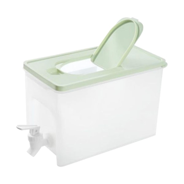 4l kald vannkoker med kranfilter i kjøleskap, stor kapasitet for oppbevaring av fruktjuicedispenser W Green