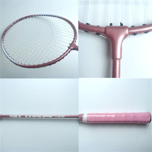 Professional Lightweight Metal Badminton Racket for Students Beginners Training Goddess Pink