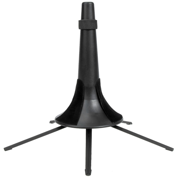 Foldbar Beslag Trompet Holder Metal Trompet Stativ Metal Trompet Display Stativ Klarinet Stativ Musik Stativ Notenblad Sort 23x23cm Black 23x23cm