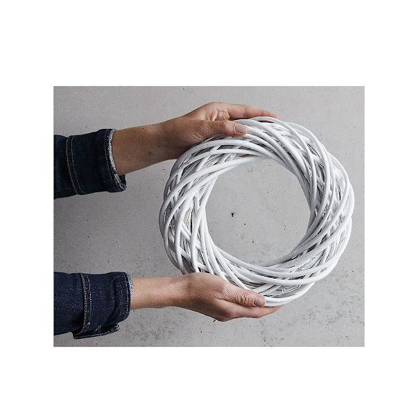 Willowkrans Dekorativ Krans 30 Cm Tre Willow Ring Sterk Adventskrans
