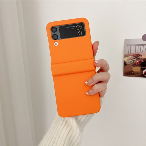 SAM Galaxy ZFlip 4, Ensfarget Mobilskall, PC-Mobilskall, (Rosa)
