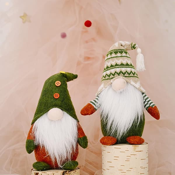 2 stykker juleplys svenske nisser julepynt Stu