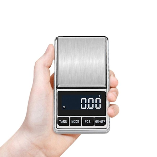 0,01 Grams Precisions Smyckes Elektronisk Digital Vågskala Fickvåg 100g Silver