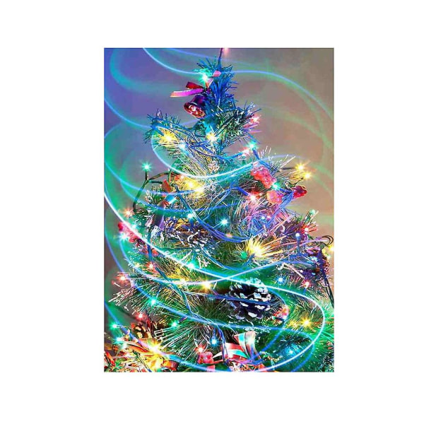 Christmas Tree 5d DIY Diamond Paint Broderi Korsstygn Kit HeminredningÖvrigt