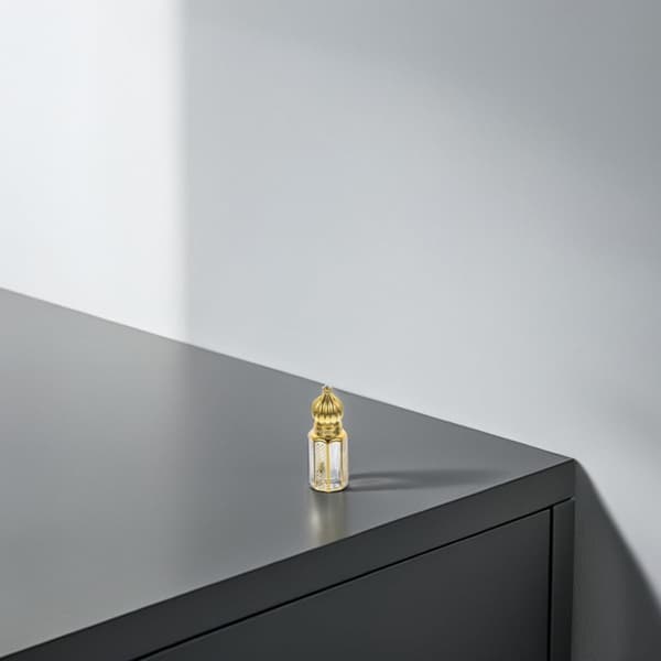 2st 3 ml eteriska oljeflaskor i glas för resor och doft