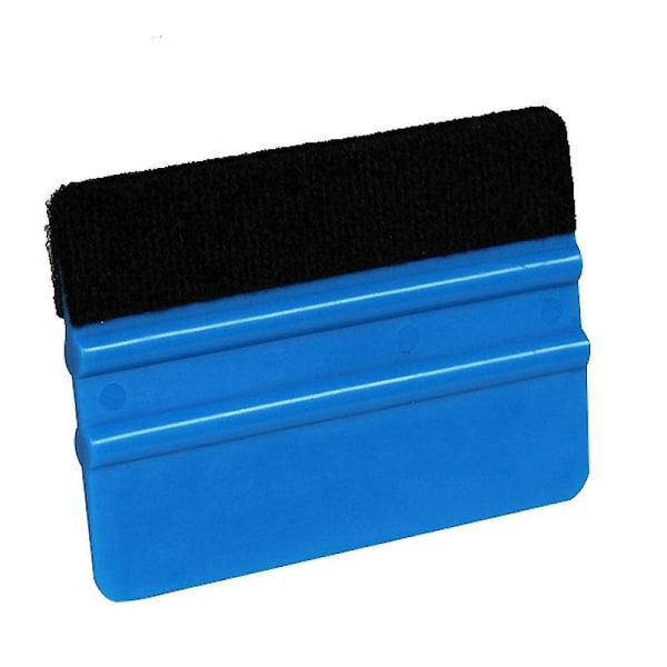 Blue Felt Squeegee Vinyl Film Tool Scraper Car Tinting Window Glass Wash Auto Accessories(5pcs)