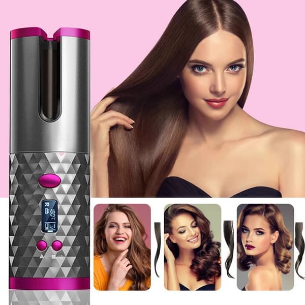 Cordless Automatic Curling Iron: Easy Curls On The Go
