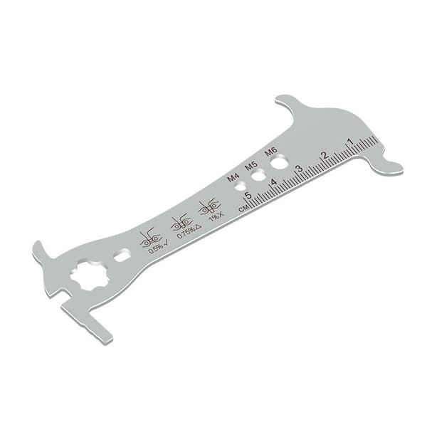 1 Piece Bicycle Chain Wear Indicator Tool Repair Ruler Stainless