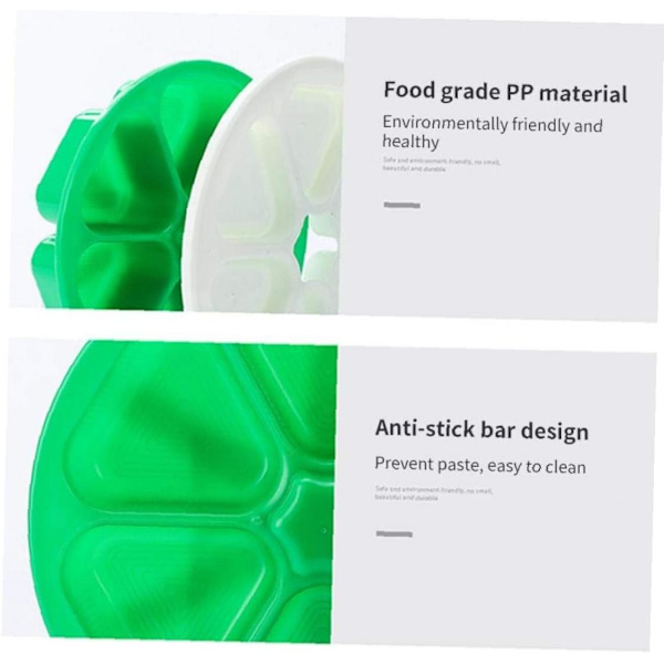 Casecover 6 Huller Sushiform Onigiri Risboll Bento Press Maker Form Praktiske Verktøy for Kjøkkenutstyr Grønn 1 stk