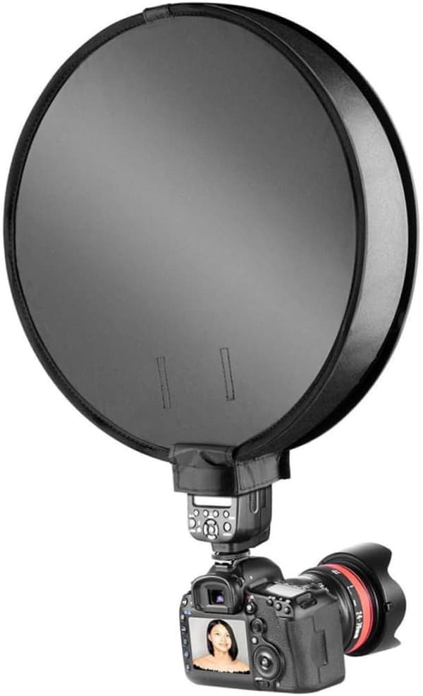 40 cm rund blitzlampeskærm fotodiffusor