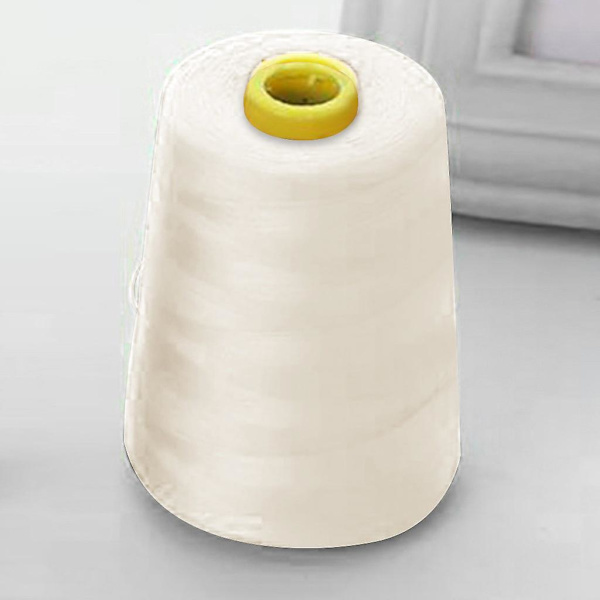 8000 Yards 402 Hög Hastighet Polyester Tråd Symaskin Vit Sspice Ziplock Påse Organiserare Kök