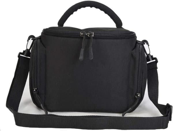 Camera Bag, Waterproof Camera Bag with Adjustable Shoulder Strap, Portable Camera Bag, Compatible with Nikon, Canon, Sony, etc. (Black)
