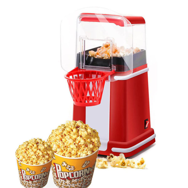 Sähköinen popcornkoneen miniautomaattinen popcornkoneen lasten lahja