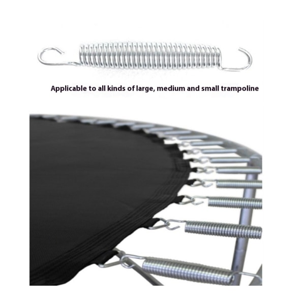 Hårdvara för förlängningsfjäder Tillbehör Tillbehör till studsmatta Komprimerad fjäder Anti-rostspänning Sp Assorted Color 13.5X2.2CM