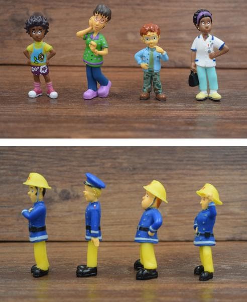Brandmand Sam figurer, 12-pak
