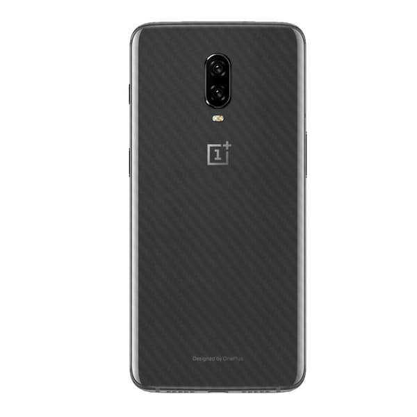3-pack OnePlus 6T kolfiber-dekal skyddsfilm för baksida
